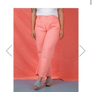 Big Bud Press work pants size M in flamingo pink